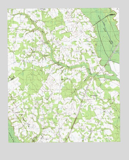 Tearcoat Branch, SC USGS Topographic Map