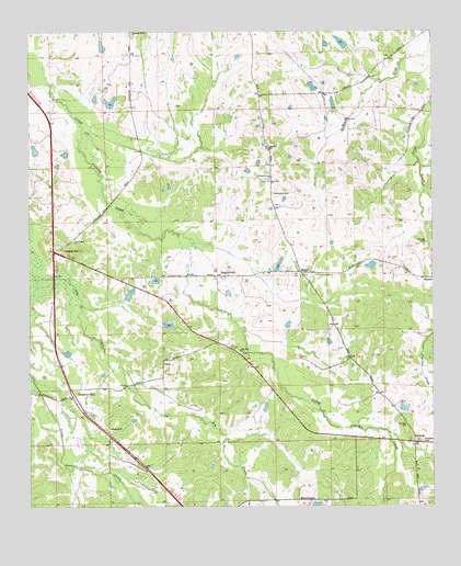 Teasleys Mill, AL USGS Topographic Map