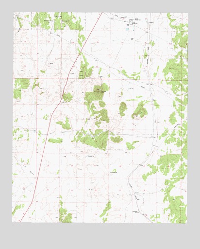 Tecolote Peak, NM USGS Topographic Map