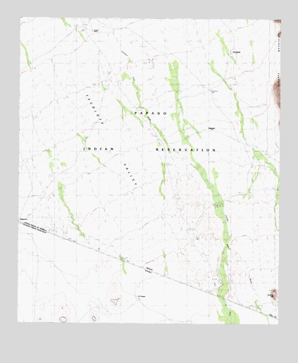Tecolote Ranch, AZ USGS Topographic Map