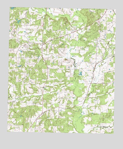 Tecula, TX USGS Topographic Map