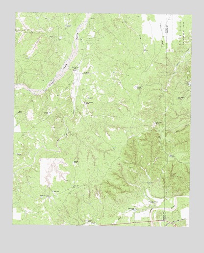 Tee Pee City, TX USGS Topographic Map