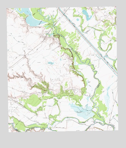 Bloomington SW, TX USGS Topographic Map