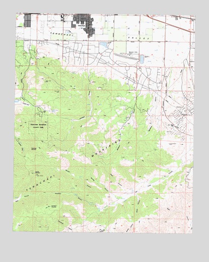 Tehachapi South, CA USGS Topographic Map