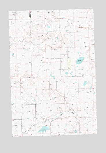 Teigen NW, MT USGS Topographic Map