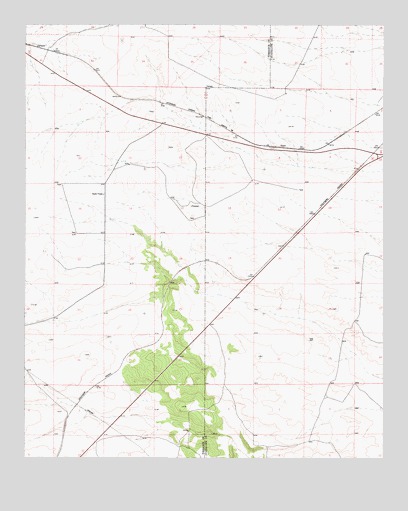 Tejon, NM USGS Topographic Map