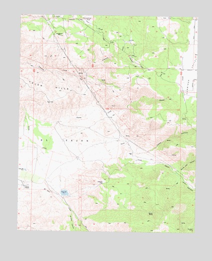 Tejon Ranch, CA USGS Topographic Map