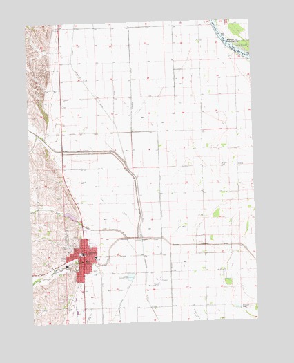 Tekamah, NE USGS Topographic Map