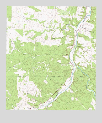 Telegraph, TX USGS Topographic Map