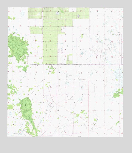 Telegraph Swamp NW, FL USGS Topographic Map
