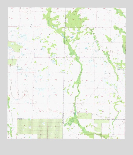 Telegraph Swamp SE, FL USGS Topographic Map