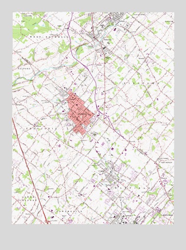 Telford, PA USGS Topographic Map