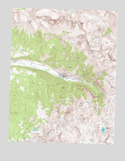 Telluride, CO USGS Topographic Map