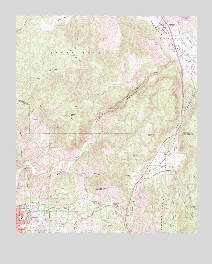Temecula, CA USGS Topographic Map