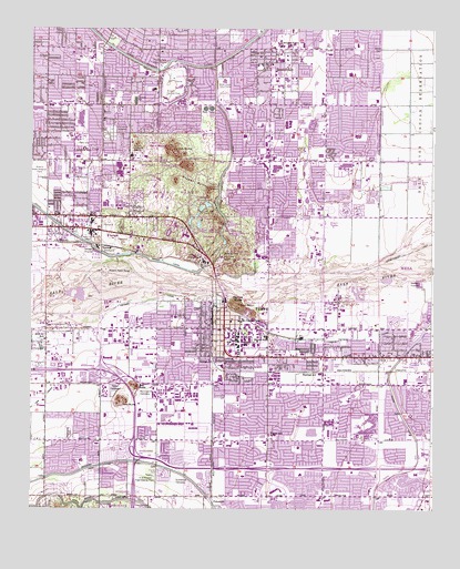 Tempe, AZ USGS Topographic Map