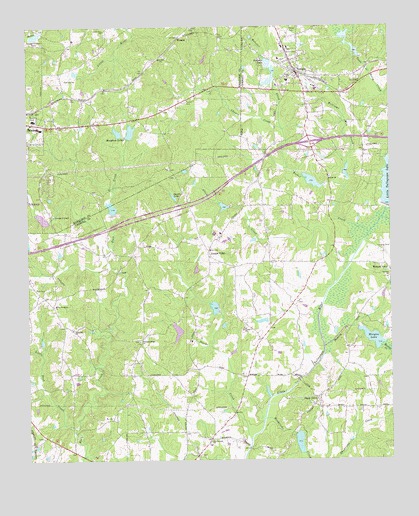 Temple, GA USGS Topographic Map