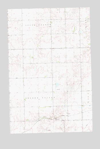 Temple, ND USGS Topographic Map