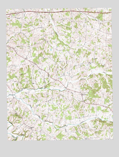 Temple Hill, KY USGS Topographic Map