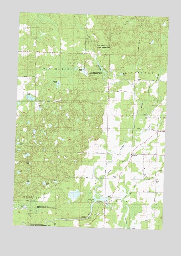 Bloomville, WI USGS Topographic Map