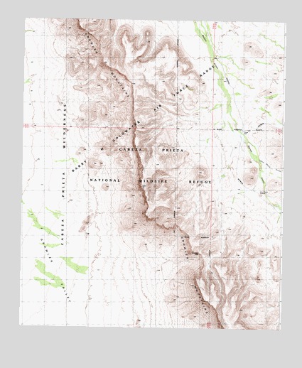 Temporal Pass, AZ USGS Topographic Map