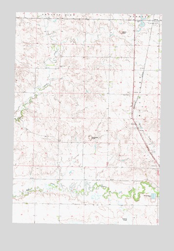 Temvik, ND USGS Topographic Map