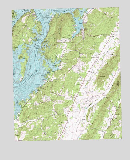 Ten Mile, TN USGS Topographic Map