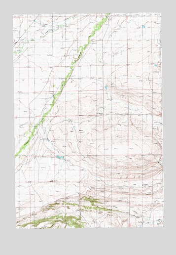 Ten O'Clock Gate, MT USGS Topographic Map