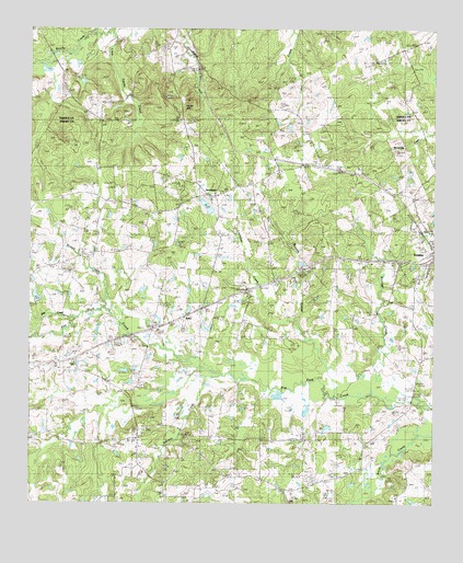 Tenaha West, TX USGS Topographic Map