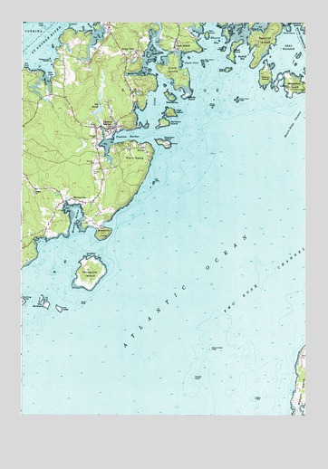 Tenants Harbor, ME USGS Topographic Map