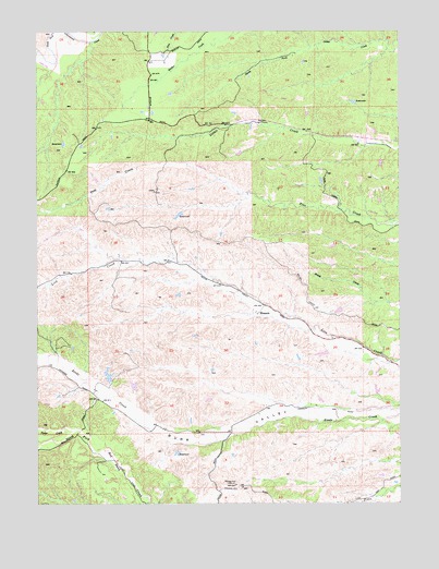 Blossom, CA USGS Topographic Map