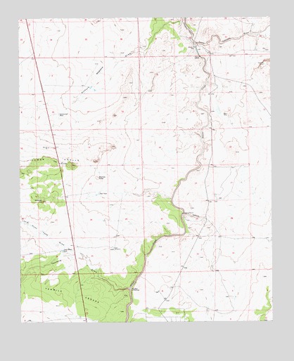 Tenmile Cedars, AZ USGS Topographic Map