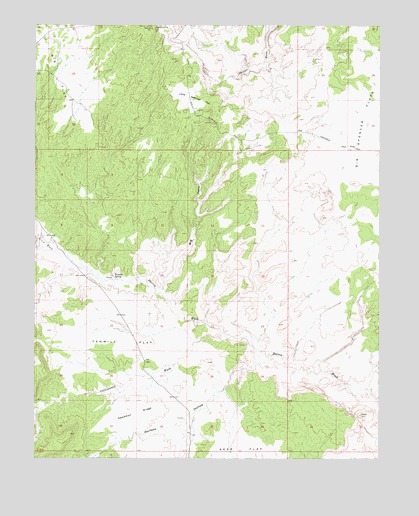 Tenmile Flat, UT USGS Topographic Map