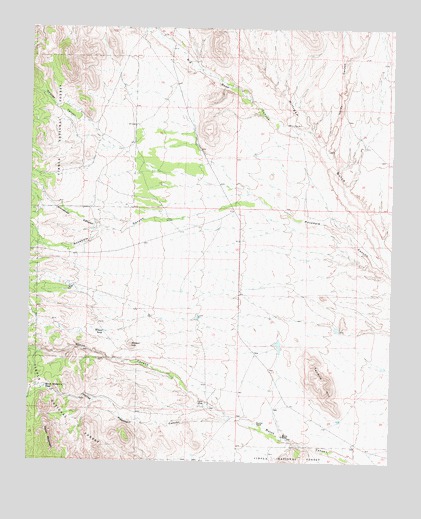 Tenmile Hill, NM USGS Topographic Map