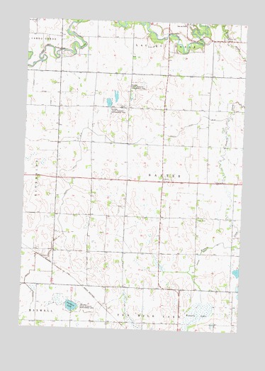 Tenmile Lake, MN USGS Topographic Map
