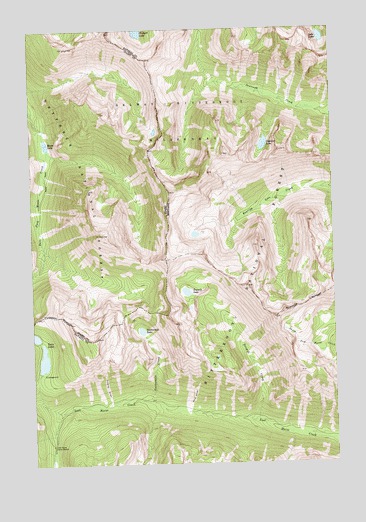 Tenmile Lake, MT USGS Topographic Map