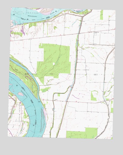 Tennemo, TN USGS Topographic Map