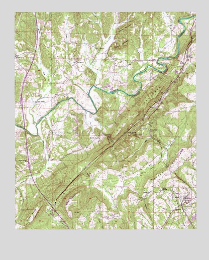 Blount Springs, AL USGS Topographic Map