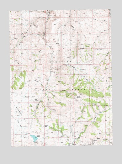 Tennessee Mountain, NV USGS Topographic Map