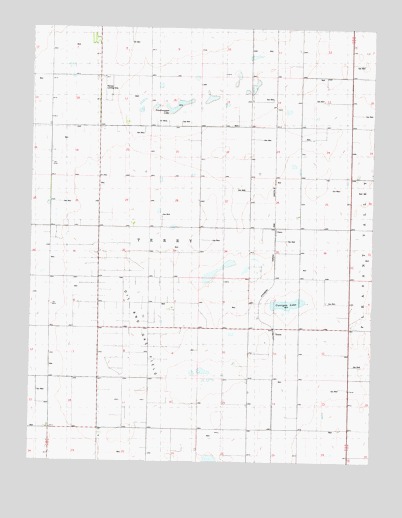 Tennis, KS USGS Topographic Map