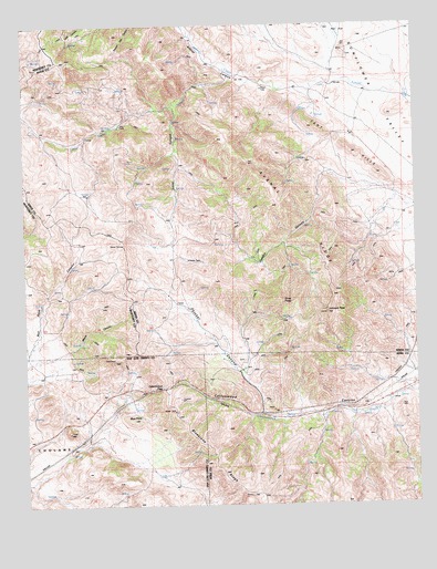 Tent Hills, CA USGS Topographic Map