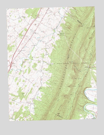 Tenth Legion, VA USGS Topographic Map