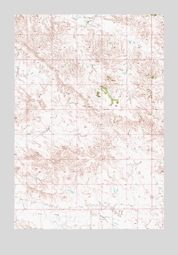 Tepee Butte NE, MT USGS Topographic Map