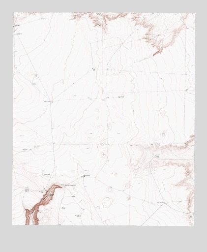 Tepee Butte SW, TX USGS Topographic Map