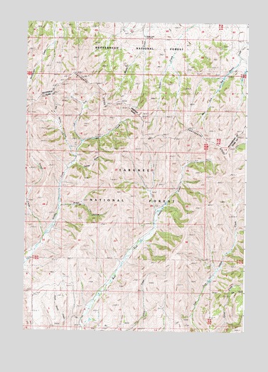 Tepee Draw, ID USGS Topographic Map