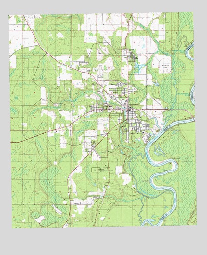 Blountstown, FL USGS Topographic Map