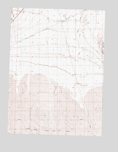 Terrace Mountain West, UT USGS Topographic Map