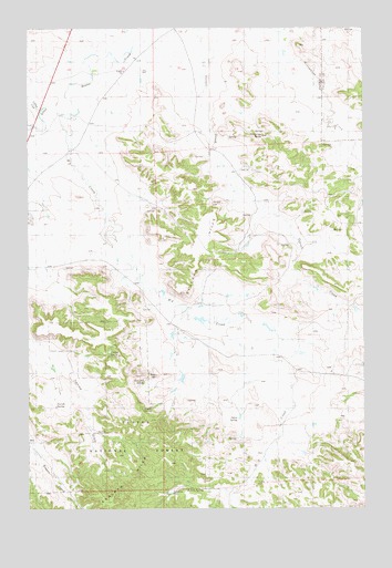 Terrell Creek, MT USGS Topographic Map