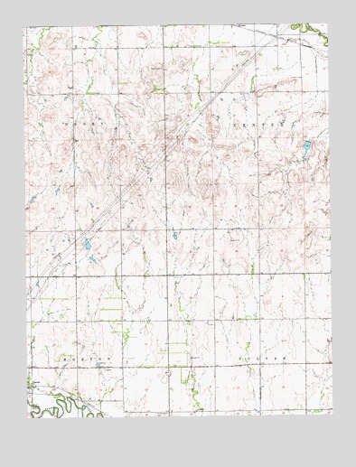 Tescott SE, KS USGS Topographic Map