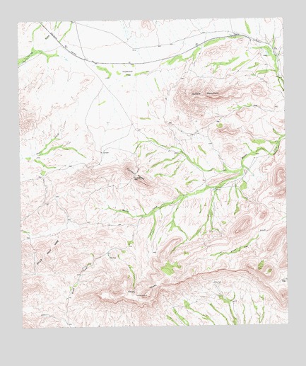 Tesnus, TX USGS Topographic Map