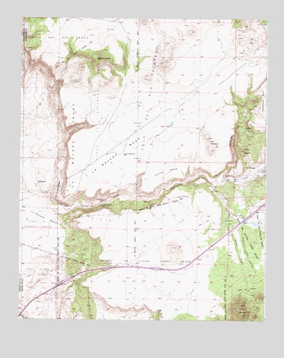 Tetilla Peak, NM USGS Topographic Map